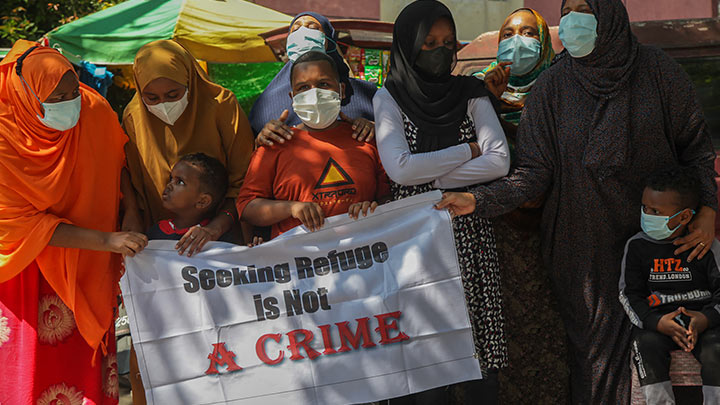 Un millón de desplazados en Somalia a causa de la sequía./Foto: AFP