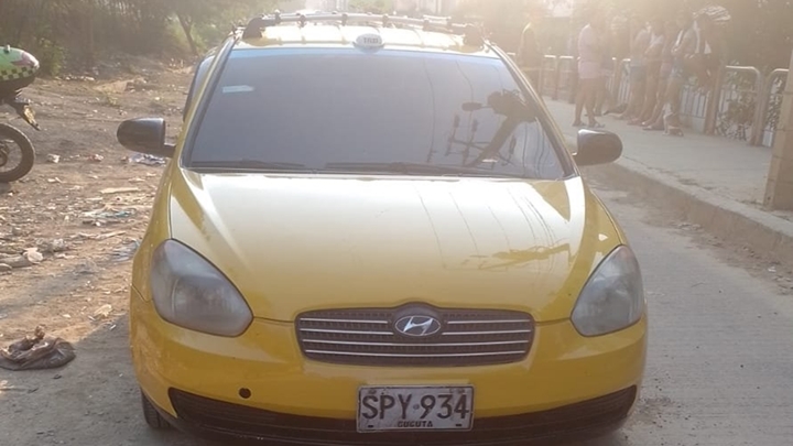 Taxista apuñalado en Cúcuta.