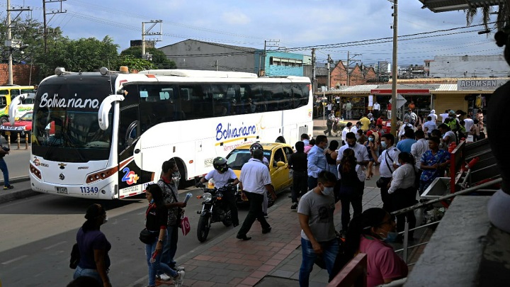 En la Terminal de Transporte de Cúcuta el 40% de los viajeros son venezolanos./Foto: La Opinión - Jorge Gutiérrez