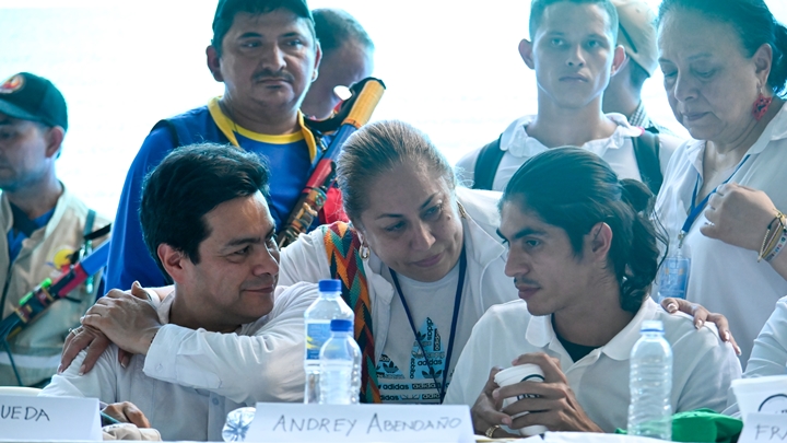 Danilo Rueda y Andrey Avendaño