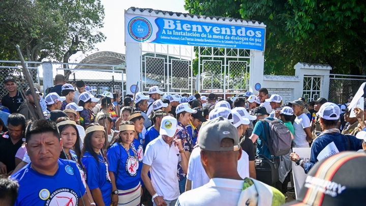 Guardia Campesino custodió el recinto en Tibú.