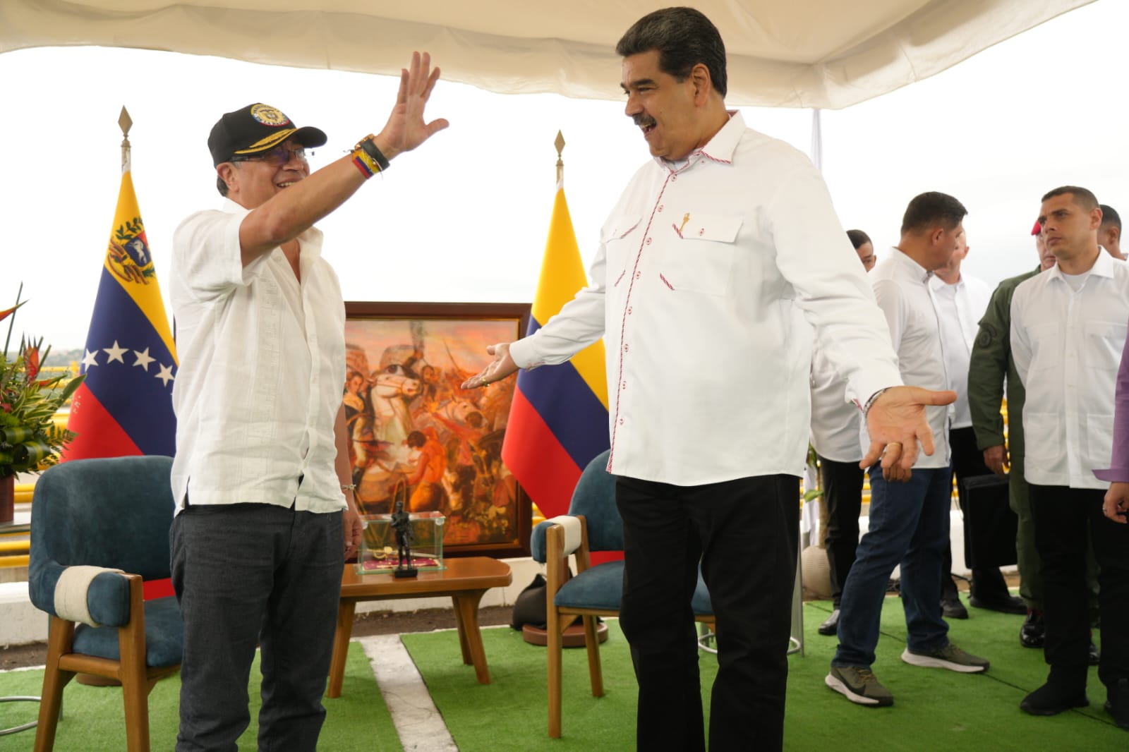 Maduro y Petro en la frontera