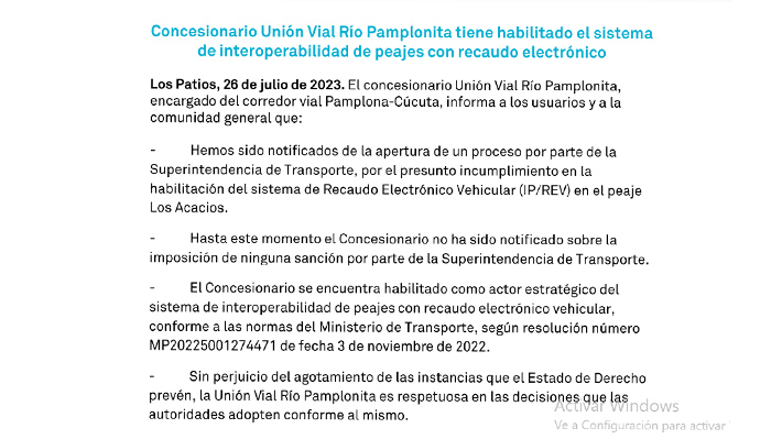 Unión vial