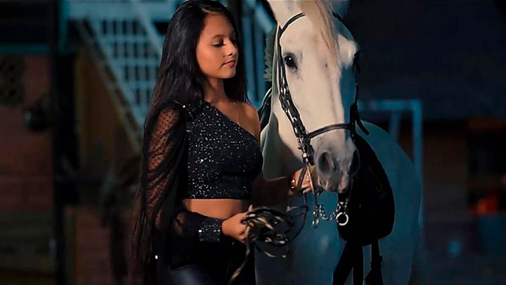 Valery Blanco empezó a cantar desde muy pequeña.