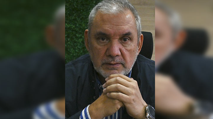 Vega, el exguerrillero encargado de distribuir la tierra en disputa en Colombia./Foto: AFP