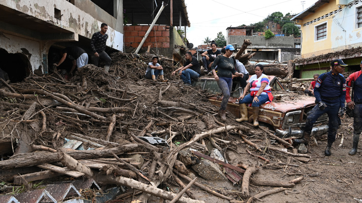 Deslave dejó al menos 22 muertos y 52 desaparecidos./AFP. 