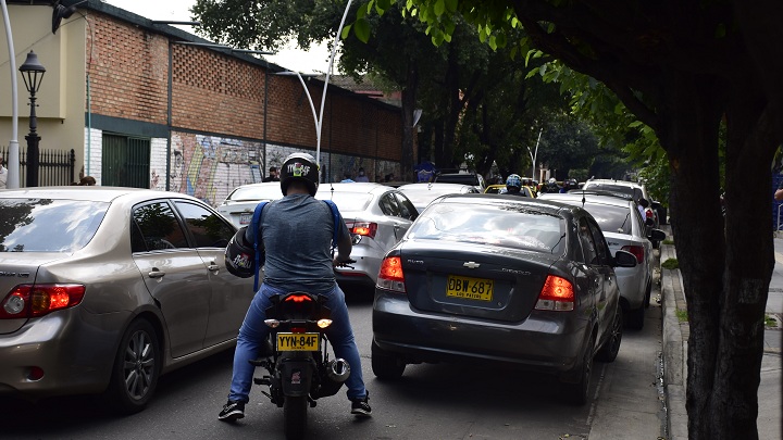 Los trancones no dan tregua