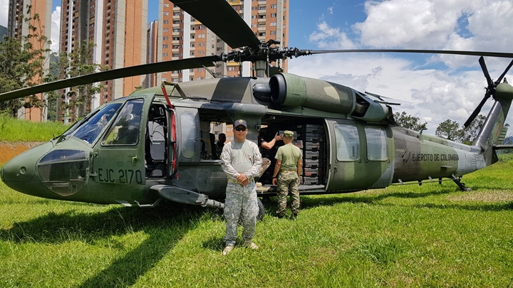 El Capi era un excelente piloto de helicopteros