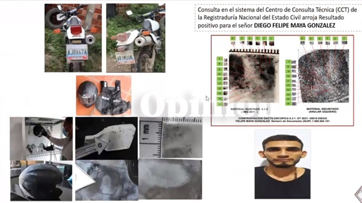 En dos motos en las que iban huir, hallaron otras huellas.