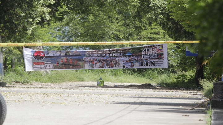 Falso cilindro bomba en Puerto Santander.
