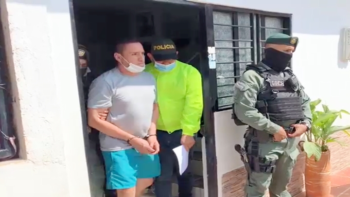 Un hombre fue capturado en el operativo.