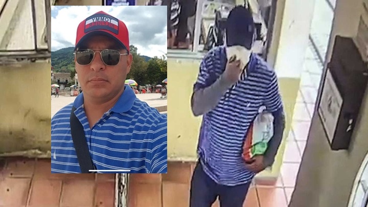 Esta es una de las fotos que están en manos de las autoridades.