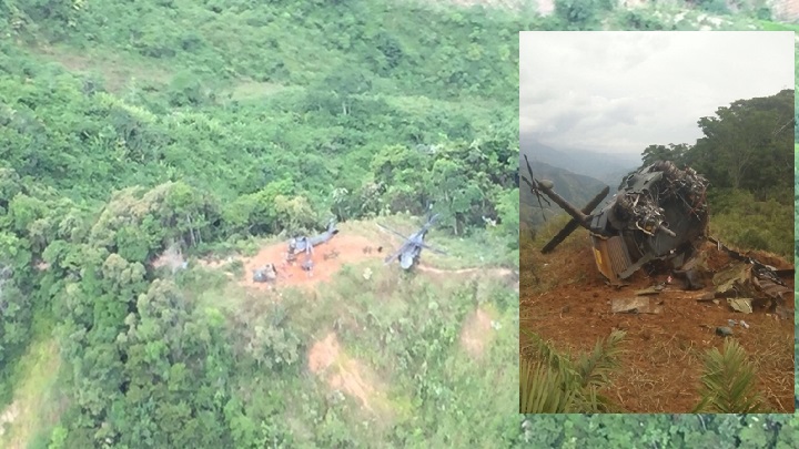 El excapitán se salvó de morir en un ataque con explosivos a un helicóptero.