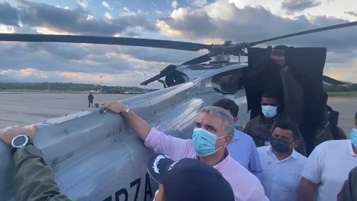 El ataque del helicóptero presidencial también fue de la disidencia.