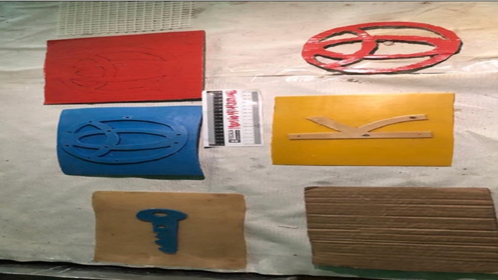 Las marquillas de las panelas de cocaína