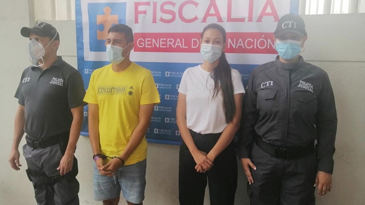 La pareja fue capturada la semana pasada.