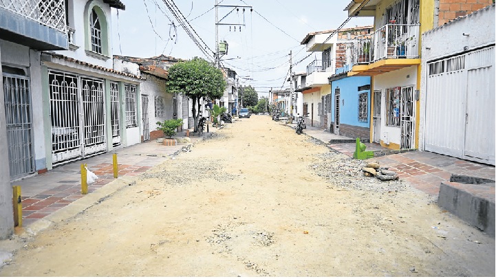 Una obra que la Alcaldía no inició