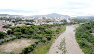 El río Pamplonita aún no presenta disminución de su caudal/Foto Carlos Ramírez