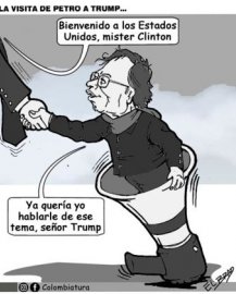 La visita de Petro a Trump