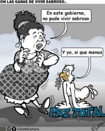 Con las ganas de vivir sabroso