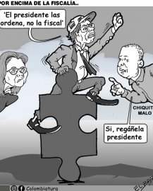14-Caricatura-Por encima. Por encima de la Fiscalía