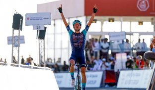 Antonio Tiberi triunfó en la tercera etapa  reina del UAE Tour.