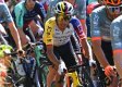 Egan Bernal pasó un momento crítico en los últimos 45 kilómetros de la etapa.