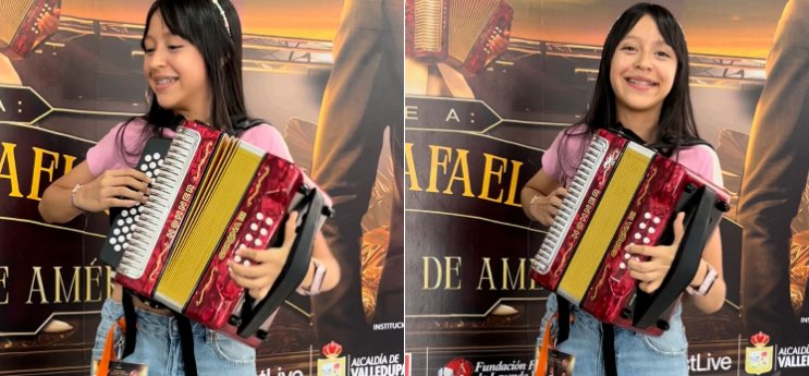Ana Paula Leal, el acordeón que suena por Norte de Santander en Valledupar.