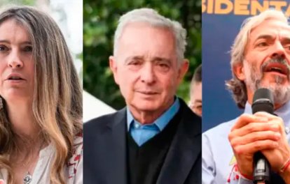 Paloma Valencia; Álvaro Uribe; Juan Daniel Oviedo