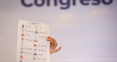 Tarjetón electoral para el Congreso de la República. 