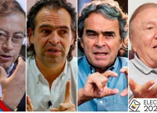 Candidatos presidenciales.