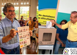 Candidatos presidenciales.