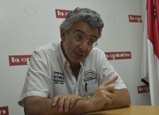 El candidato a la Presidencia Enrique Gómez Martínez estuvo en Cúcuta en la recta final de la campaña. /Foto: Pablo Castillo-La Opinión