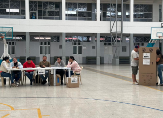 Puesto de votación. 