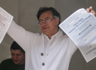 Petro fue a Votar