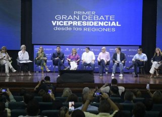 Desde Barranquilla, los candidatos a la Vicepresidencia de Colombia debatieron sobre los problemas de las regiones./Foto Cortesía El Heraldo