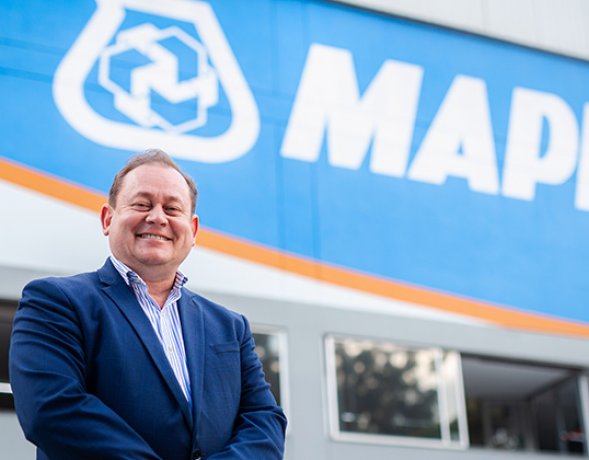 Miguel Perilla, gerente general de Mapei para Colombia. / Foto Cortesía