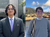 Gracias al trabajo de Marco David Camacho (izquierda) y Carlos Daniel Galindo (Derecha), se logró la prohibición del matrimonio infantil en Colombia. / Fotos: Cortesía.