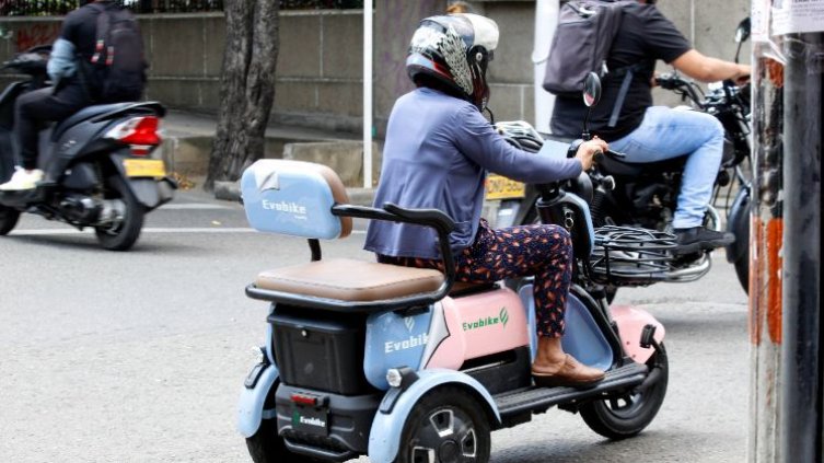 Motocicletas eléctricas en Cúcuta . / Foto: Carlos Ramírez / La Opinión 