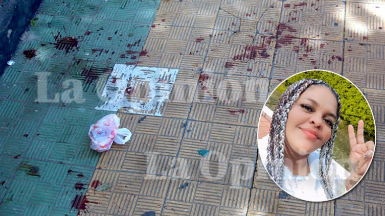 Ayer, aún estaban los  rastros de sangre en el sitio  del ataque./ Foto Carlos Ramírez y cortesía