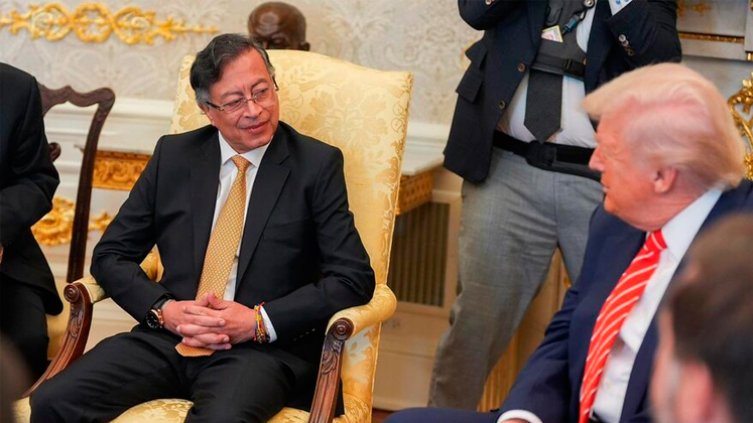 Presidentes Petro y Trump