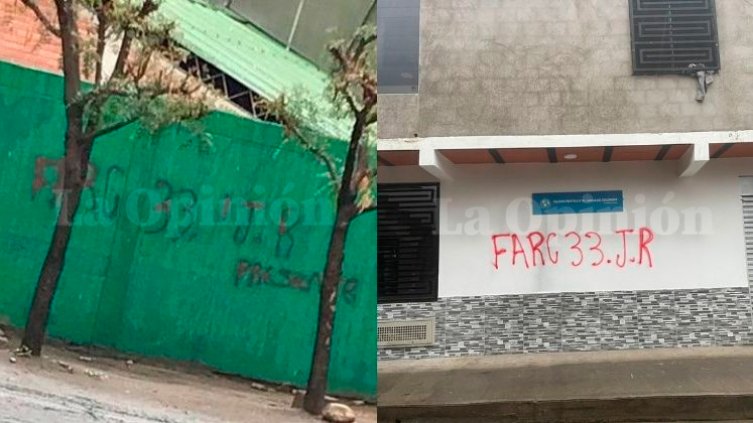 Grafitis Farc 33 El Zulia
