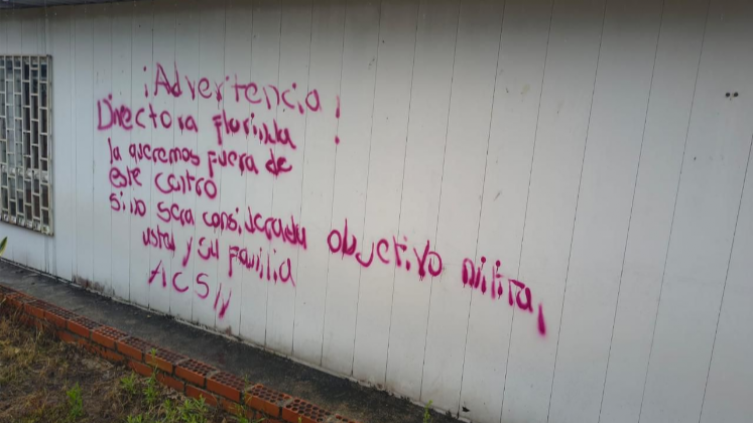 Amenaza en centro educativo rural de Cáchira.