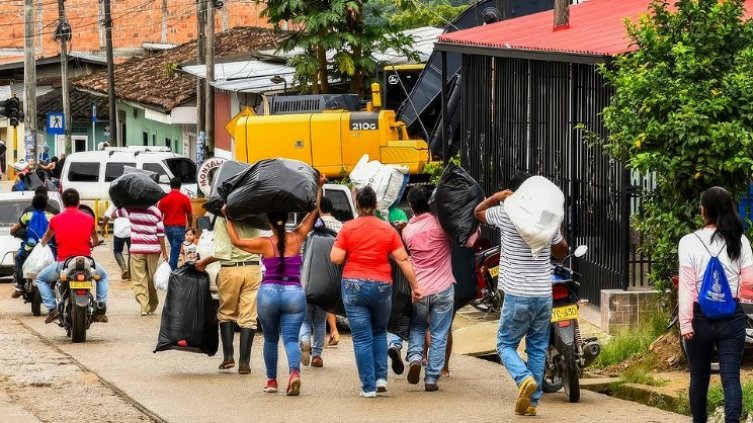 Son más de 2.000 los desplazados del Catatumbo en apenas cuatro meses de 2026./Fotos Carlos Ramírez