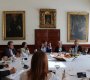 Por iniciativa de la Iglesia, los representantes de la institucionalidaad se sentaron a la mesa para conversar./Foto cortesía