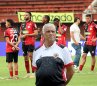 Richard Páez, DT del Cúcuta Deportivo. 