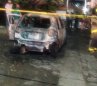 Taxi Incinerado