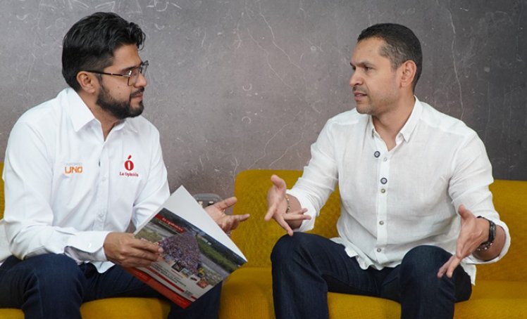 Daniel Palacios estuvo nuevamente  en Cúcuta, para dar a conocer sus  propuestas, en el marco de la campaña a la Presidencia. /Foto  cortesía