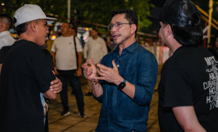 Carlos Caicedo visitó Cúcuta como parte de su campaña presidencial. 