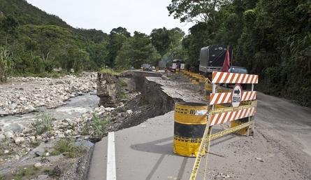 Carretera Cúcuta-Pamplona, ola invernal del 2011.